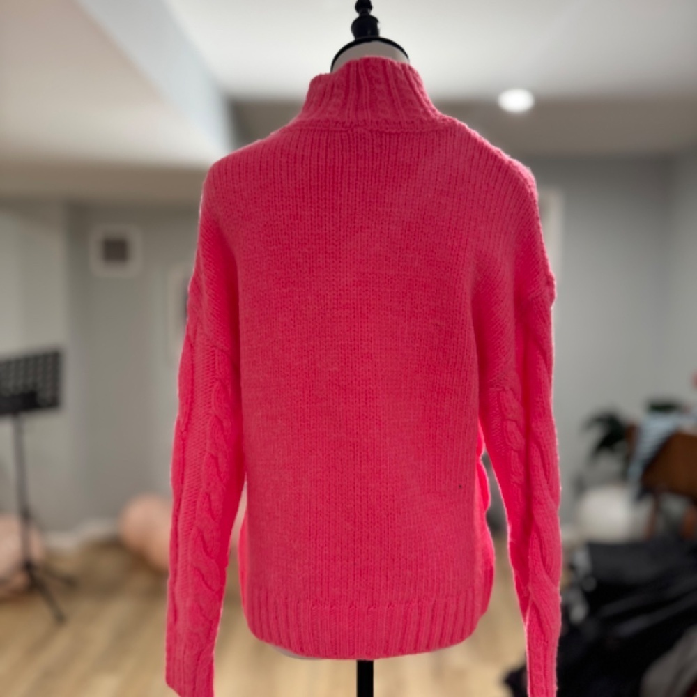 Anthropologie Pink Turtleneck - Picture 3 of 4